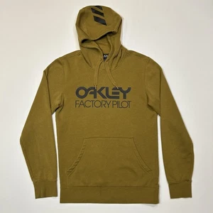 Oakley Hoodie Herren Größe S Braun Pullover Sweatshirt Factory Pilot - Bild 1 von 12