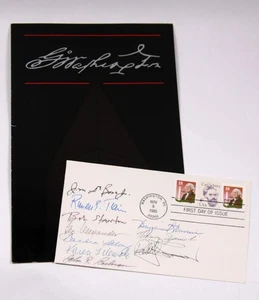 2149 First Day Of Issue Ceremony Program & FDC Autographed Washington Monument  - Picture 1 of 5