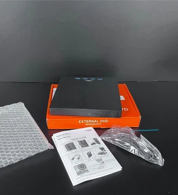 External DVD Optical Disk Driver Plug & Play USB Interface Compatible PC Laptops - Image 1 of 4