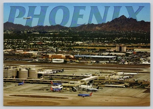 Postcard Phoenix Sky Harbor International Airport Arizona - Morey K Milbradt - Picture 1 of 2