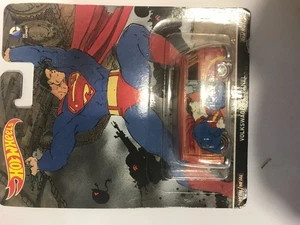 Hot Wheels Volkswagen Kombi Van (T1 Panel) "Superman" series. 2016. REDLINE. - Picture 1 of 2