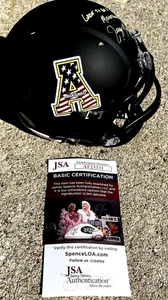 Mini casco firmato JERRY MOORE JSA COA Appalachian State Mountaineers - Foto 1 di 5