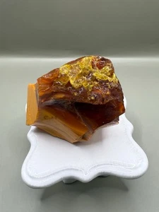 Andara arancia agrodolce cristallo brillante grezzo 340 grammi - Foto 1 di 6