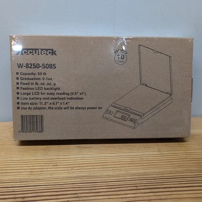 Accuteck S 50lbx0.2oz All-In-One Digital Shipping Postal Scale W/AC Postage - Image 1 of 4