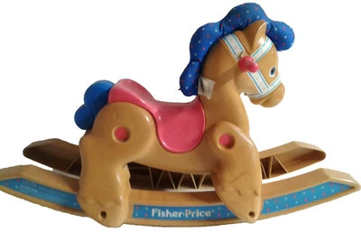 Cavalo de balanço Fisher Price infantil #1016 vintage 1988 - Imagem 1 de 4