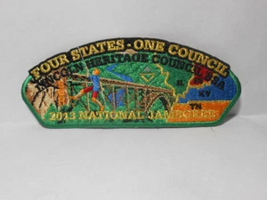 PARCHE NACIONAL JAMBOREE 2013 LINLINCOLN HERITAGE COUNCIL FRONTERA VERDE - Imagen 1 de 1