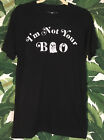 I'm Not Your Boo* Ghost  Shirt ADULT Halloween Black Costume Tee Shirt SM/M