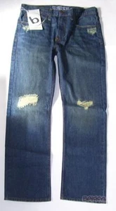Herren Bullhead Slim Vintage Destructed Denim Jeans Neu mit Etikett #5018 - Bild 1 von 1