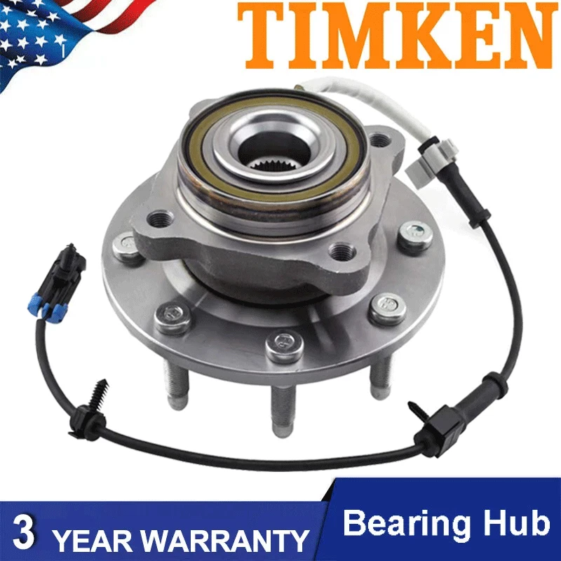 Cojinete de rueda delantera y buje TIMKEN para Chevy Silverado GMC Sierra Suburban 4x4 Foto 1 de 4