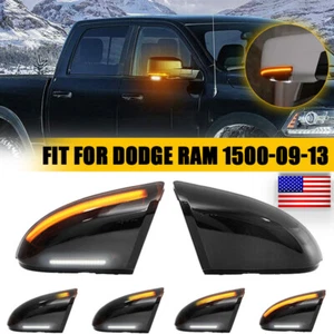 2PCS For Dodge RAM 1500 2500 3500 LED Side Mirror Turn Signal Light Puddle Lamps - Picture 1 of 11
