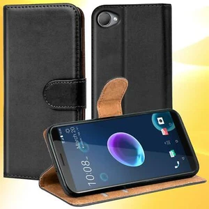 Handy Klapp Hülle für HTC Flip Case Cover Schutz Tasche Wallet Schutzhülle Etui - Bild 1 von 6