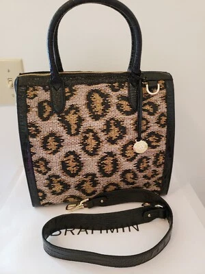 🖤 LN 🖤 BRAHMIN 🖤CAROLINE MULTI TYBEE Animal Print Satchel/ Shoulder Bag 🖤  - Image 1 of 4