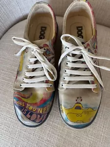 DOGO Ladies Beatles Yellow Submarine Sneakers 7.5 - Picture 1 of 5