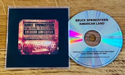 Bruce Springsteen - American Land  Mega Rare IRELAND Irish Promo Single CD - Bild 1 von 3