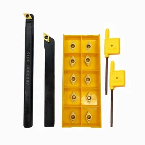 Herramienta de torneado S10K-SDUCR07 + Soporte externo SDJCR1010H07 + 10 piezas Inserto DCMT070204 - Imagen 1 de 8