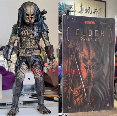 Hot Toys MMS233 1/6 Alien Vs. Predator Predator 2 Avp Elder Predator IN STOCK - Image 1 of 4