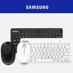 SAMSUNG Wireless 2.4GHz Keyboard Mouse Set SRP-9610W White Tablet Laptop Optical - Picture 1 of 6