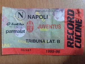 BIGLIETTO TICKET CALCIO SERIE A NAPOLI JUVENTUS 1995-96 - Foto 1 di 2