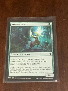 Magic the Gathering Amonkhet Ornery Kudu - Picture 1 of 2