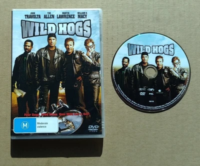 Wild Hogs (2007) Region 4 DVD - John Travolta, Tim Allen - VGC - Free Post - image 1 of 3