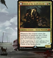 Werewolf Commander GRUUL Deck MTG Magic EDH G/R - Ulrich of the Krallenhorde