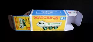 Matchbox Lesney No.61b Alvis Stalwart Reproduction F Box (Box only) - Picture 1 of 3