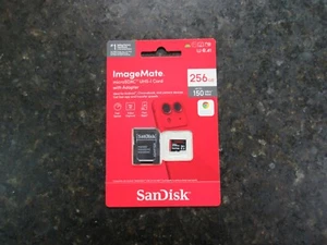 SanDisk SDSQUA4-256G-AW6KA ImageMate 256GB MicroSDXC Memory Card w/ Adapter R-GA - Picture 1 of 2