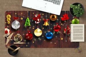 3D Colorful Gift Ball Bell I837 Christmas Non-slip Desk Mat Keyboard Pad Amy - Picture 1 of 8