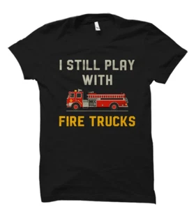 Camiseta Nueva Divertida Regalo Bombero. Camisa de bombero. Regalo bombero. Jefe de Bomberos  - Imagen 1 de 4