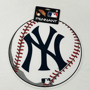 New York NY Yankees MLB Baseball Shape Rico Ind. Felt Pennant Banner Flag 15” - Picture 1 of 5