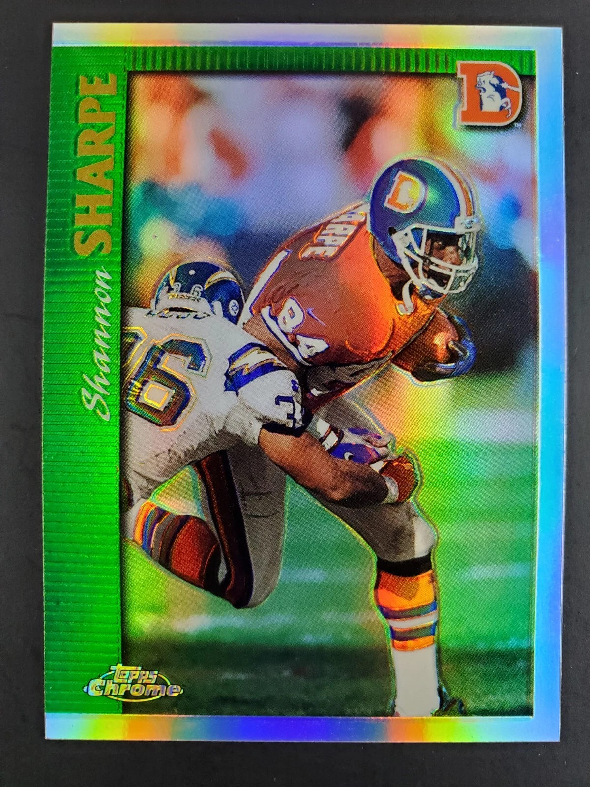 1997 Topps Chrome Shannon Sharpe Refractor Denver Broncos #46 NM