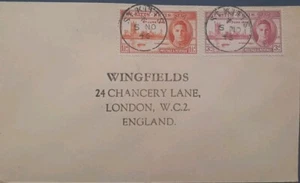 St Kitts & Nevis 1946 To London GB KGVI Postal History C18 - Picture 1 of 3