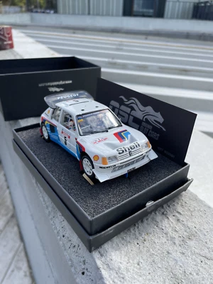 PEUGEOT 205 T16 EVO 2 RALLYE TOUR DE CORSE 1986 #5 SABY 1/32 OSC ref.B02001 - Immagine 1 di 4