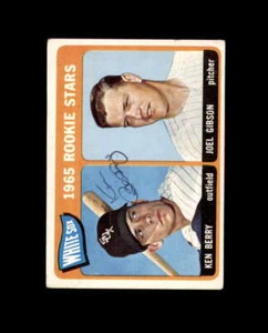 Ken Berry firmato autentico 1965 Topps Rookie Stars Chicago White Sox autografato - Foto 1 di 2