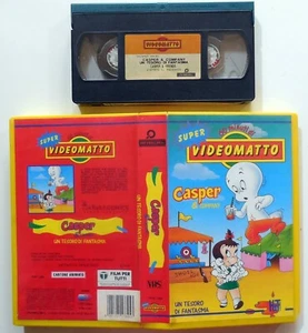 VHS VIDEOMATTO CASPER UN TESORO FANTASMA 1991 CARTONE ANIMATO - Picture 1 of 1