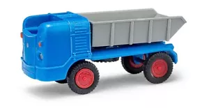 BUSCH Multicar M21 Muldenkipper blau (211002202) Auto-Fertigmodell 1:160 Spur N - Bild 1 von 1