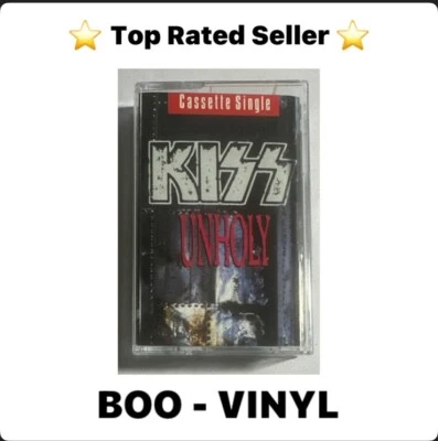 Kiss - Unholy ~ Cassette Tape Hard Rock EX / EX Condition - Image 1 of 4