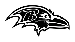 Baltimore Ravens Decal #1 3"x6" Choose Color - Picture 1 of 2