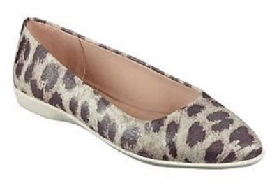 Easy Spirit Madella Puntera Punta Plana Topo Leopardo Flexible Talla 5.5 Med DEFECTO   Foto 1 de 4