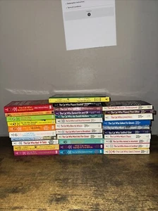 Lilian Jackson Braun THE CAT WHO... Serie complete set of all 32 paperback books - Foto 1 di 3