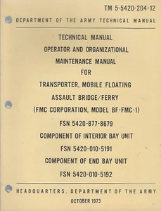 Historical book Transporter, Mobile Floating Assault Bridge/Ferry,BF-FMC-1,Oper - Imagen 1 de 1