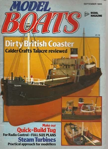 MODEL BOATS MAGAZINE SEPTEMBER 1985 - PLAN INCLUDED AS PART OF MAGAZINE - Picture 1 of 2