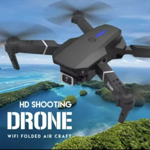 Drone E88 Pro 4K Professional With Wide Angle Single HD Camera Foldable. - Picture 1 of 21