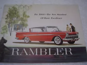 1960 RAMBLER AN AMBASSADOR BROCHURE ORIGINAL FREE POSTAGE - Picture 1 of 5