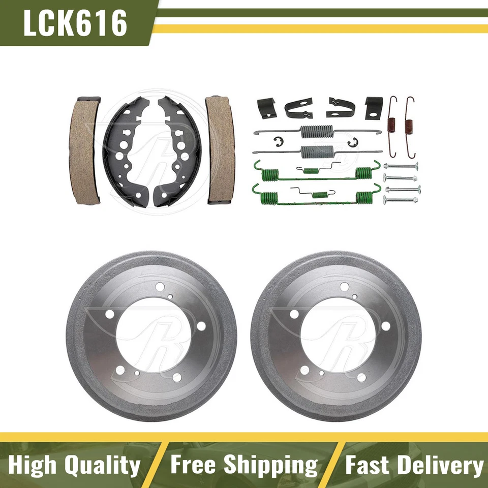 Tambores de freno traseros y zapatas de freno kit de resorte de hardware para Suzuki Vitara 2002-2004 Foto 1 de 4