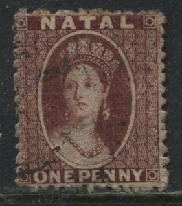 Natal QV 1864 1d brown red used  - Picture 1 of 1