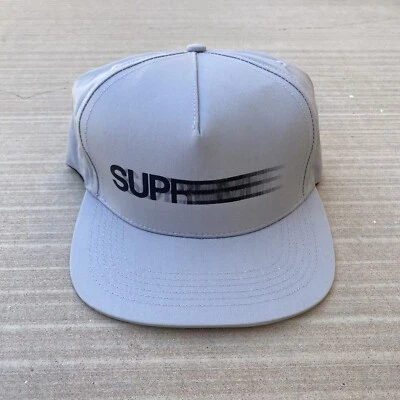 Supreme Motion 徽标帽平沿帽 5 面灰色 2010 — 第 1/4 张图片