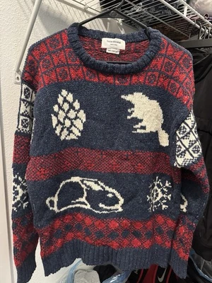 Suéter Thom Browne Hector Talla 5 XXL Lana Mohair Fair Isle Tejido Irlanda Foto 1 de 4