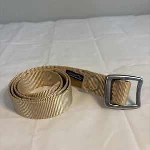 Patagonia Cintura Nylon Beige Friction Web Tech Regolabile fino a 46” Gorpcore - Foto 1 di 7