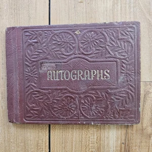 VINTAGE 1940'S MEXICAN AMERICAN CHICANA STUDENT AUTOGRAPH BOOK LOS ANGELES CA - Picture 1 of 16